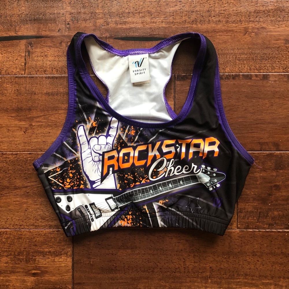 Rockstar Cheer Sports Bra